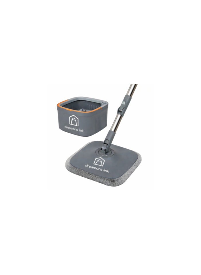 dreamons link Spin Mop Bucket Set, 360 Degree Foldable Spinning Mop with Self Separation Dirty and Clean Water System, Easy Wring Floor Mop for Floor Cleaning on Home Kitchen - Image 1
